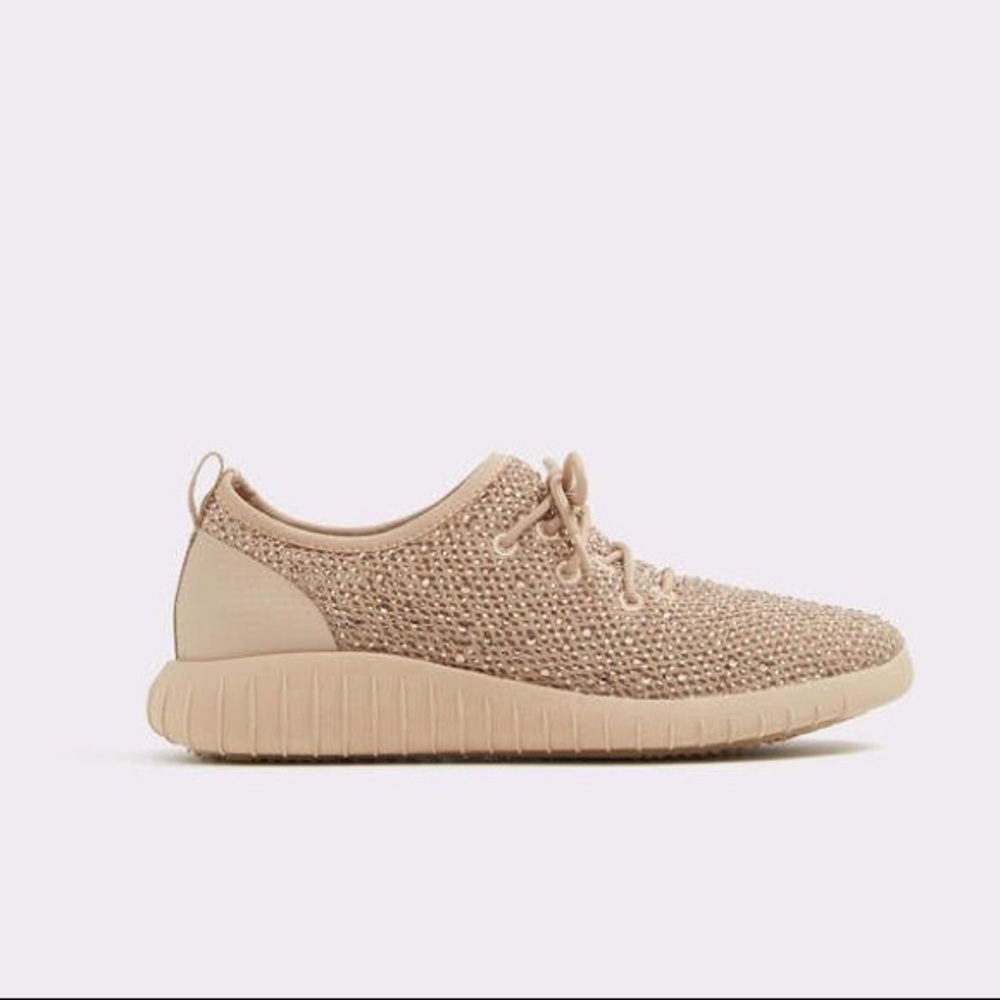 Aldo Swayze Jeweled Knit Sneaker Women’s 9